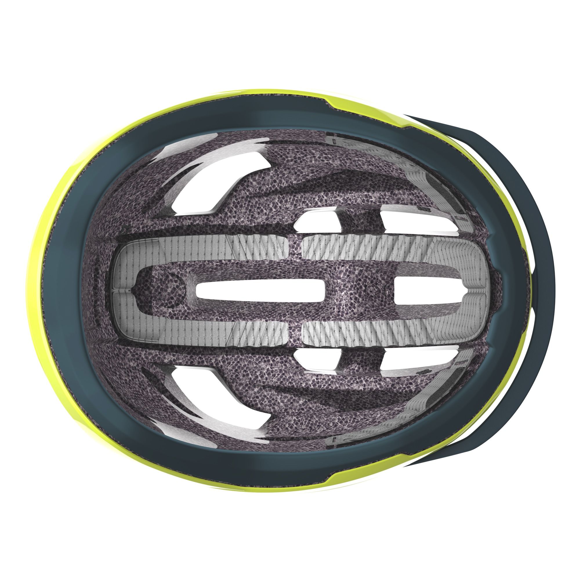 Capacete de bicicleta scott visto por dentro